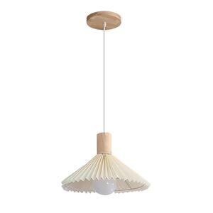 Lighting Vintage Pleated Fabric Ceiling Light Fixture Mid Century Modern Black